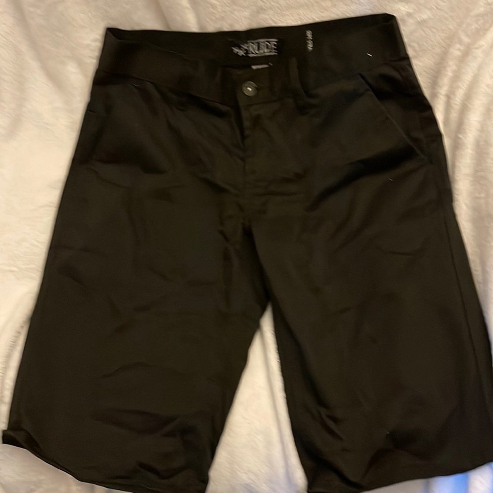 Long black shorts